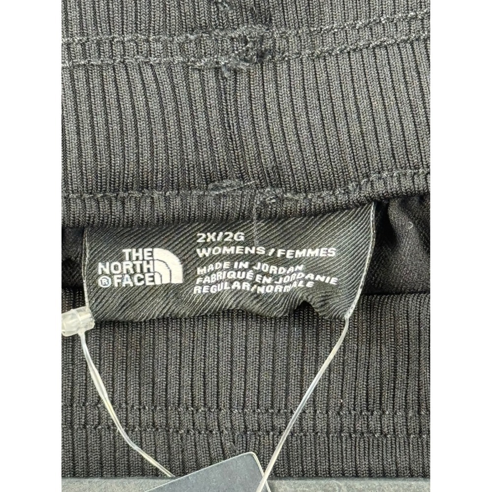 The North Face Womens 2X Regular‎ Black FlashDry Capri Pants Drawstring Waist - Picture 6 of 9